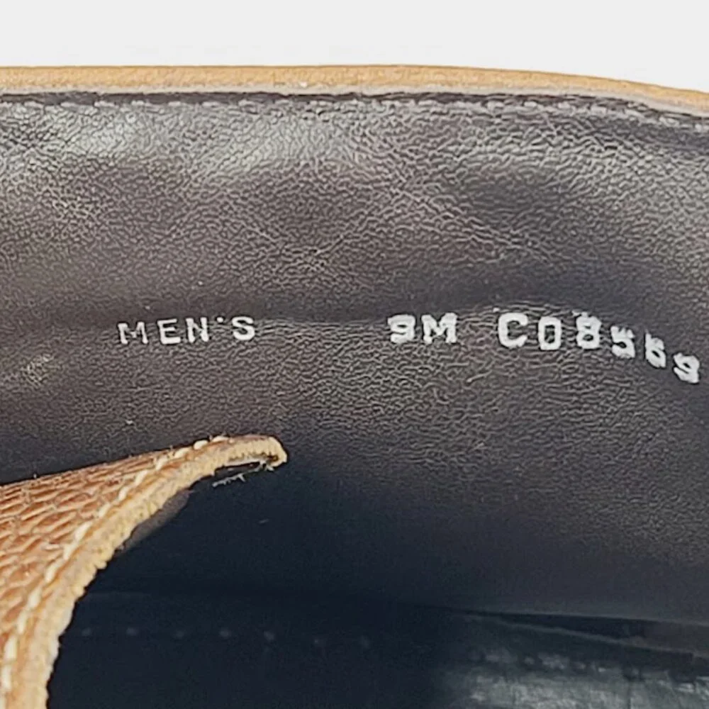 Cole Haan Men's Brown Colton Pebble Leather Ankle Chukka Boot Size 9M